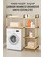 NC02 Ahşap Çamaşır Makinesi Organizer Banyo Düzenleyici Raf Masif Çam Ahşap 1
