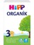 3 Adet Hipp 3 Organik Bebek Sütü 600 G 1