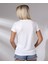 Bisiklet Yaka Kısa Kollu Normal Size Baskılı Basic Kadın T-Shirt 20479 Ekru 4
