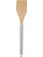 Ahşap Uçlu Metal Servis Gereçleri Spatula 2 Adet 1