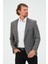 Erkek Slim Fit Blazer Ceket Antrasit 1