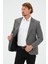 Erkek Slim Fit Blazer Ceket Antrasit 2