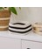 Living Elegant Curves Dekoratif Sepet - Siyah / Beyaz - 20X20X10 cm 1