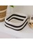 Living Elegant Curves Dekoratif Sepet - Siyah / Beyaz - 20X20X10 cm 2