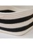 Living Elegant Curves Dekoratif Sepet - Siyah / Beyaz - 20X20X10 cm 3