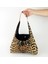 El Yapımı Leopar Desenli Hobo Bag Omuz Çantası 3