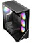 VG4202FL 850W 80+ Br Gen5 4X12CM Rgb Fan E-Atx Temperli Cam 2xusb2.0/1xusb3.0 Siyah Gamıng Kasa 3