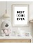 Best Kid Ever Dijital Baskı Çocuk Posteri (Çerçevesiz) 1