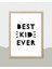 Best Kid Ever Dijital Baskı Çocuk Posteri (Çerçevesiz) 4