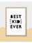 Best Kid Ever Dijital Baskı Çocuk Posteri (Çerçevesiz) 5