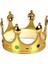 Plastik Kral Tacı Altın Renk Yetişkin Boy 55 cm 1