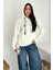 Kadın Fular Detaylı Kapüşonlu Sweatshirt – Casual Charm 5