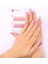 10'lu Pembe Orta Balerin TT1149 Tekrar Kullanılabilir El Yapımı Protez Takma Tırnak - Pembe-M 1