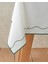 Ribbon Joy Polyester Masa Örtüsü 150X200 cm Yeşil-Beyaz 2