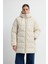 Kapüşonlu Şişme Mont Vanilya 15245280000 1