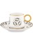 Grace 12 Parça 6 Kişilik Kahve Fincan Takımı Gold 4