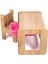 Tek Kişilik Çocuk Oyun, Aktivite ve Etkinlik Masası, Ceviz-Pembe, 18MM 1.sınıf Mdf 1