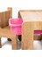 Tek Kişilik Çocuk Oyun, Aktivite ve Etkinlik Masası, Ceviz-Pembe, 18MM 1.sınıf Mdf 2