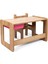 Tek Kişilik Çocuk Oyun, Aktivite ve Etkinlik Masası, Ceviz-Pembe, 18MM 1.sınıf Mdf 3