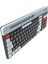Kb-88 Ruby Siyah/gri 2.4g+Bt1+Bt2 Çoklu Cihaz Bağlantılı Q Kablosuz Klavye 5