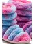 Rain Peluş Çocuk Ev Botu Mavi-Pembe 30/35 2