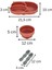 3'lü Silikon Bebek Beslenme Seti / Bölmeli Mama Tabağı / Mama Kasesi / Mama Kaşığı - Kiremit Rengi 4