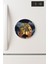 desenli temalı yuvarlak buzdolabı magnet – 10x10 cm ada 1