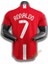 Kırmızı Kısa Kol / Moskova 2008 Şampiyonlar Ligi Finali Ronaldo Nostalji Forması (Red)-Aş00 1