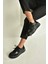 V274949109 Siyah Kalın Tabanlı Spor Ayakkabı Sneakers 1