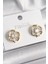 Pirinç Gold Renk Zirkon Taşlı Yonca Model Kadın Küpe - TJ-BKP9850 1