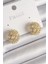 Pirinç Gold Renk Zirkon Taşlı Kadın Küpe - TJ-BKP9796 1