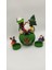 Yılbaşı Yeşil Saksı ve Tealight Mumluk 2