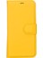 Apple iPhone 14 Pro Uyumlu Deri Cüzdanlı Kılıf Mwwn FL12 Sarı 4