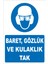 Baret,gözlük ve Kulaklık Tak Levhası 1