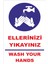 Ellerinizi Yıkayınız Levhası Tabelası 1