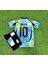 Arjantin 2024/25 Yeni Sezon Lionel Messi Özel Konsept Çocuk Forması 4'lü (Blue-Yellow) 2