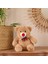 Soft Ayı Figürlü Yastık - Kahverengi - 20X25 cm 1