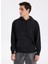Kapüşon Yaka Siyah Erkek Sweatshırt M5BQ21KCNY4-JTMU Tyler Erkek Sweats 3