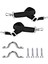 2 Adet Ayarlanabilir Bimini Üst Askılar Döngü Yapış Kancalar Naylon Tekne Üst Askıları (Yurt Dışından) 3