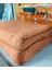 2 Adet Şaheser %100 Pamuk Çift Kişilik Pike 240X220 (Tek Pike)-Portakal 1