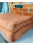 2 Adet Şaheser %100 Pamuk Çift Kişilik Pike 240X220 (Tek Pike)-Portakal 2