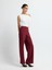 Geniş Paça Pantolon Bordo 15344735001 4