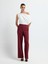 Geniş Paça Pantolon Bordo 15344735001 6