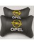 Opel Logolu Suni Deri Boyun Yastığı 2’li Set – Ergonomik Destek, Şık Dikişli, Konforlu ve Dayanıklı Otomobil Aksesuarı 1