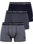 Erkek Gri, Antrasit - Lacivert Melanj 3 Lü Boxer 1
