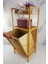 2 Organizer Raflı Ahşap Bambu Çek-Aç Kirli Sepeti 2