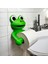Kurbağa Şekilli Tuvalet Kağıdı Tutucu – Dekoratif 3D Baskı Banyo Aksesuarı – Sevimli Tasarım 3
