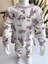Kız-Erkek Bebek- Çocuk Pijama Takımı %100 Pamuk Uzun Kollu Yuvarlak Yaka Mevsimlik 4
