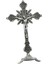 Ayakta Haç, Isa Haçı, 10 Inç Katolik Küçük Haç ve Stand, Antik (Yurt Dışından) 1