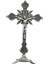 Ayakta Haç, Isa Haçı, 10 Inç Katolik Küçük Haç ve Stand, Antik (Yurt Dışından) 2